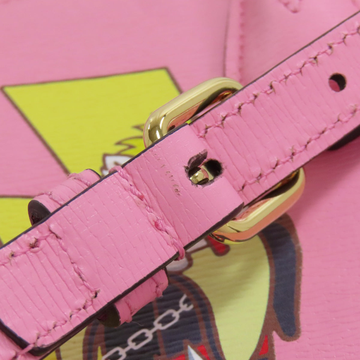 GUCCI Handbag 671623 leather pink Bananya collaboration 2WAY
