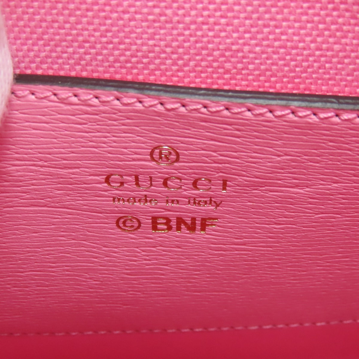 GUCCI Handbag 671623 leather pink Bananya collaboration 2WAY