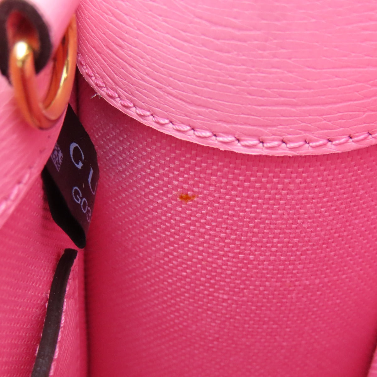GUCCI Handbag 671623 leather pink Bananya collaboration 2WAY