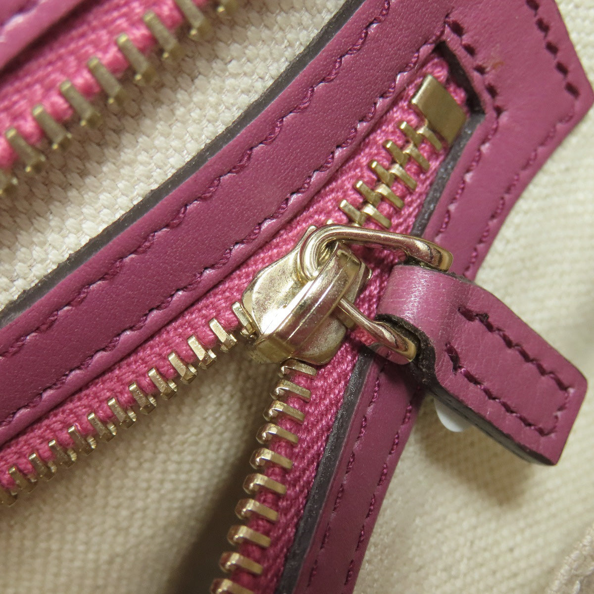 GUCCI Handbag 353119 leather pink GG Signature Shima