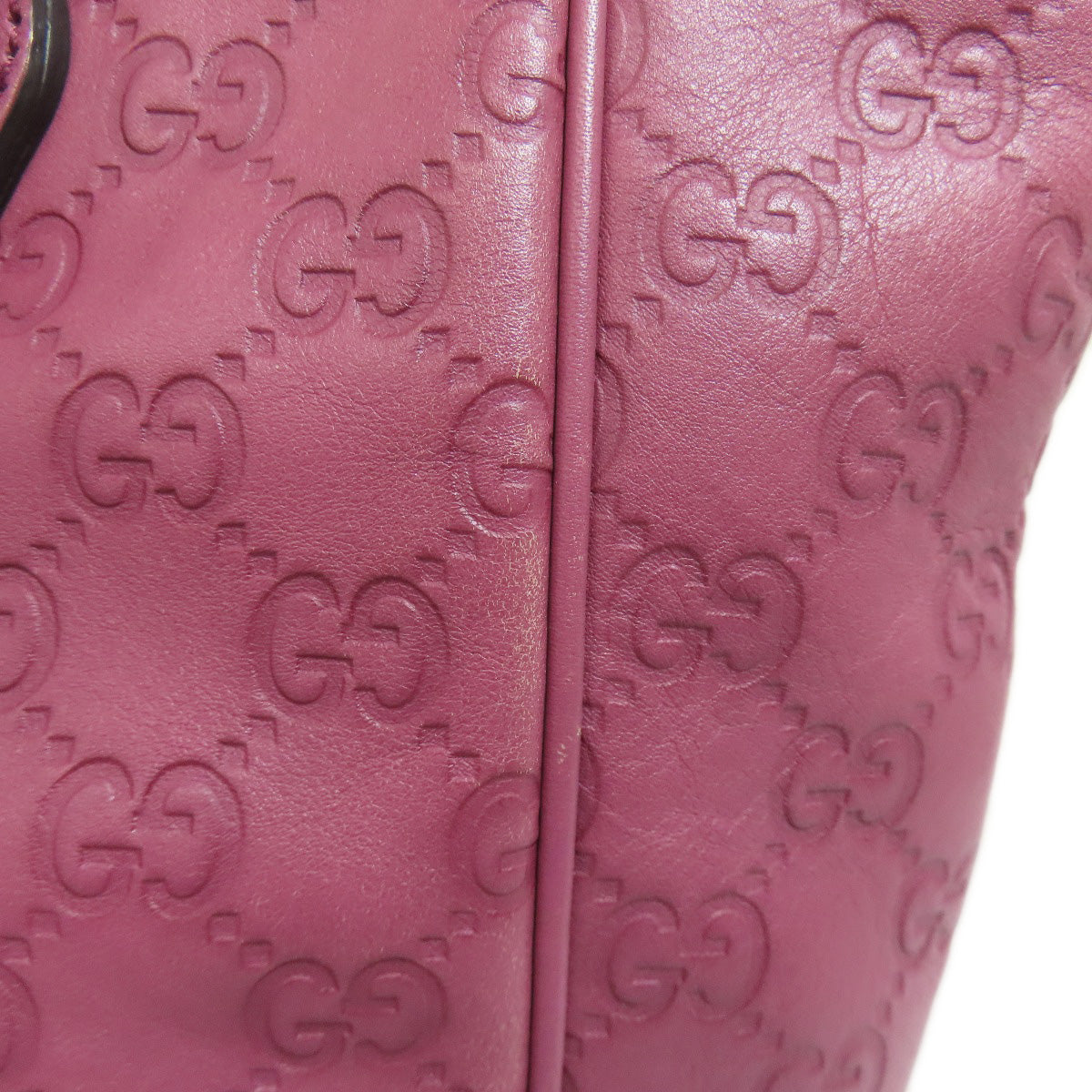 GUCCI Handbag 353119 leather pink GG Signature Shima