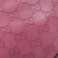 GUCCI Handbag 353119 leather pink GG Signature Shima