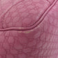 GUCCI Handbag 353119 leather pink GG Signature Shima