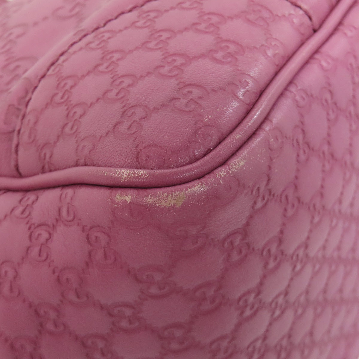 GUCCI Handbag 353119 leather pink GG Signature Shima