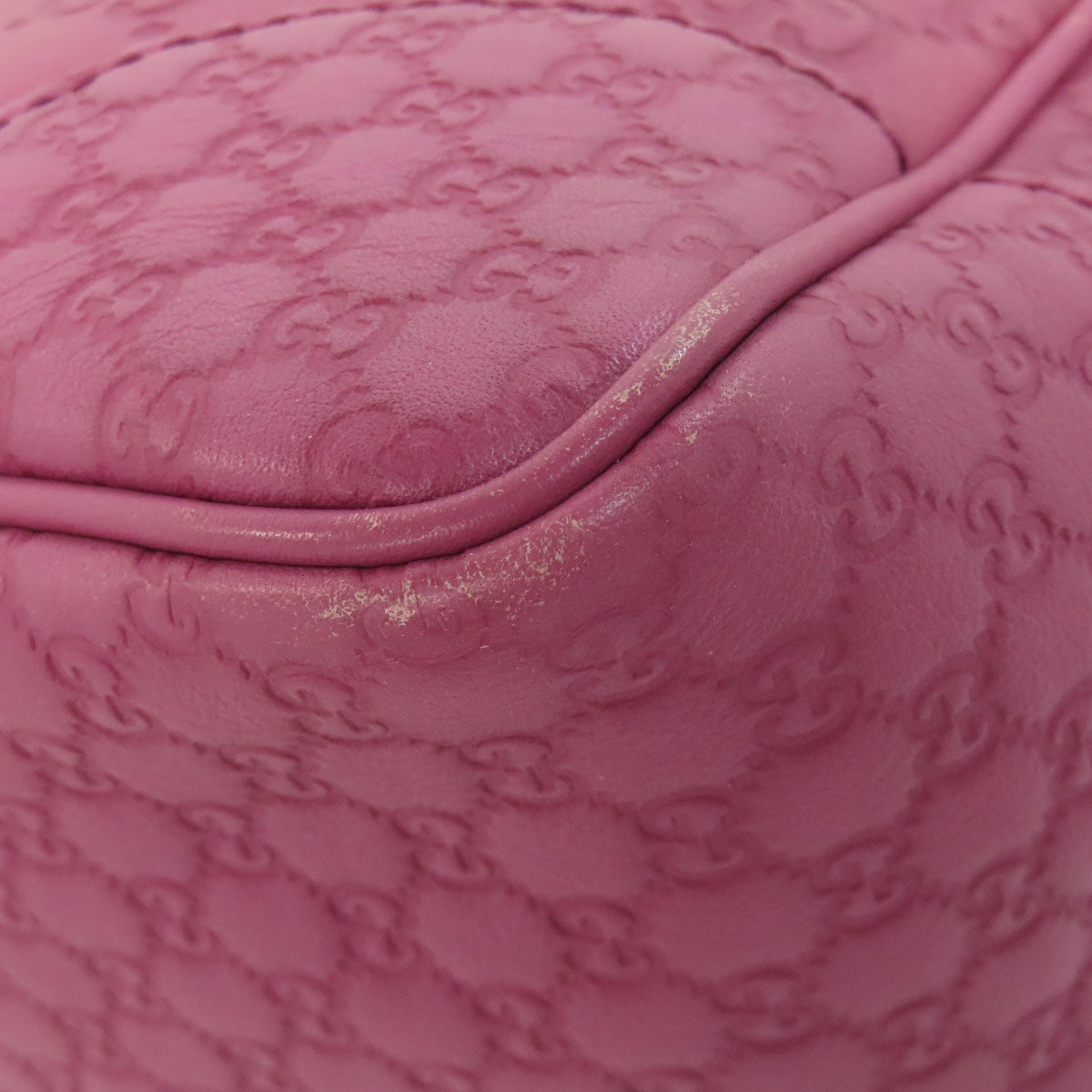 GUCCI Handbag 353119 leather pink GG Signature Shima