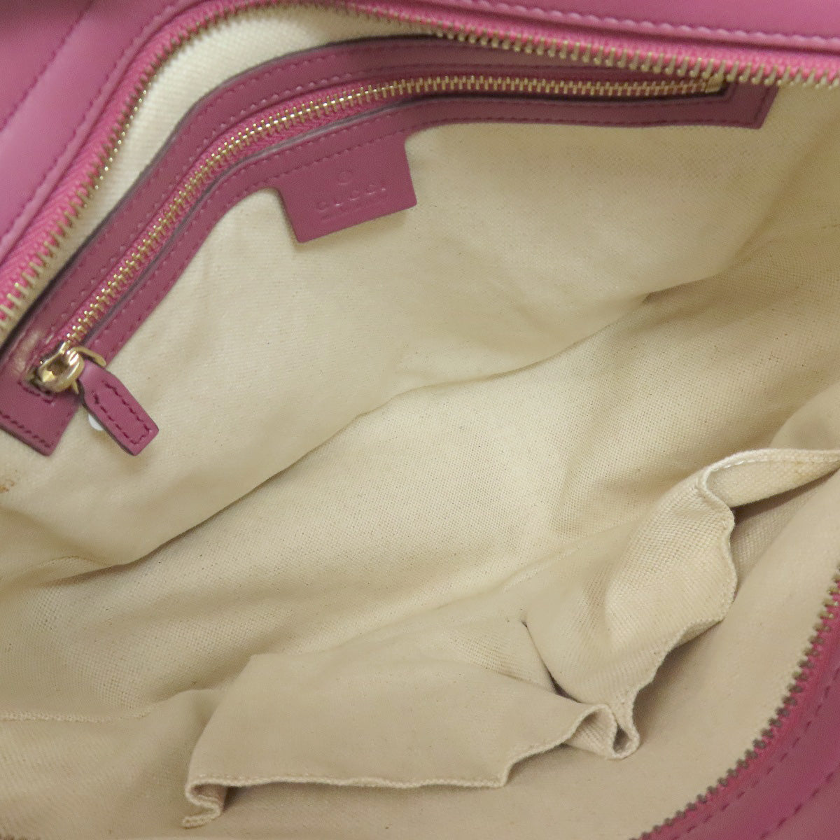 GUCCI Handbag 353119 leather pink GG Signature Shima