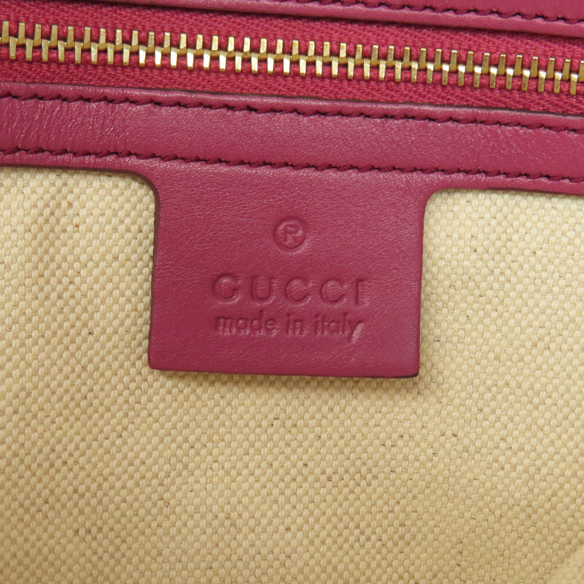 GUCCI Handbag 353119 leather pink GG Signature Shima