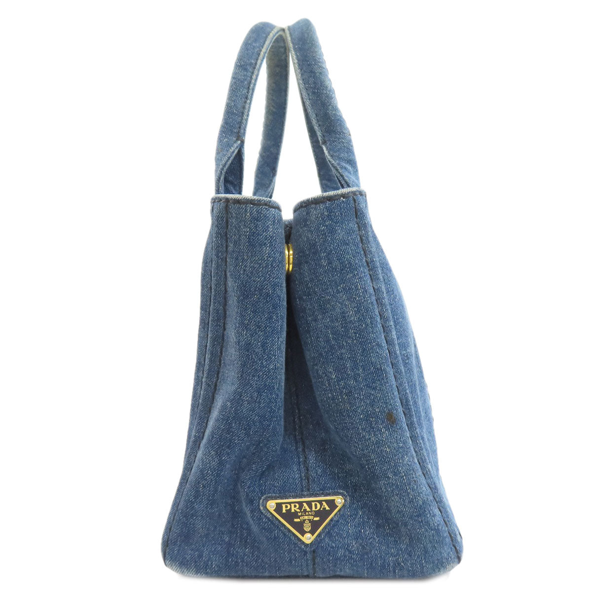 PRADA Handbag 1BG439 denim blue Canapa mini 2 WAY