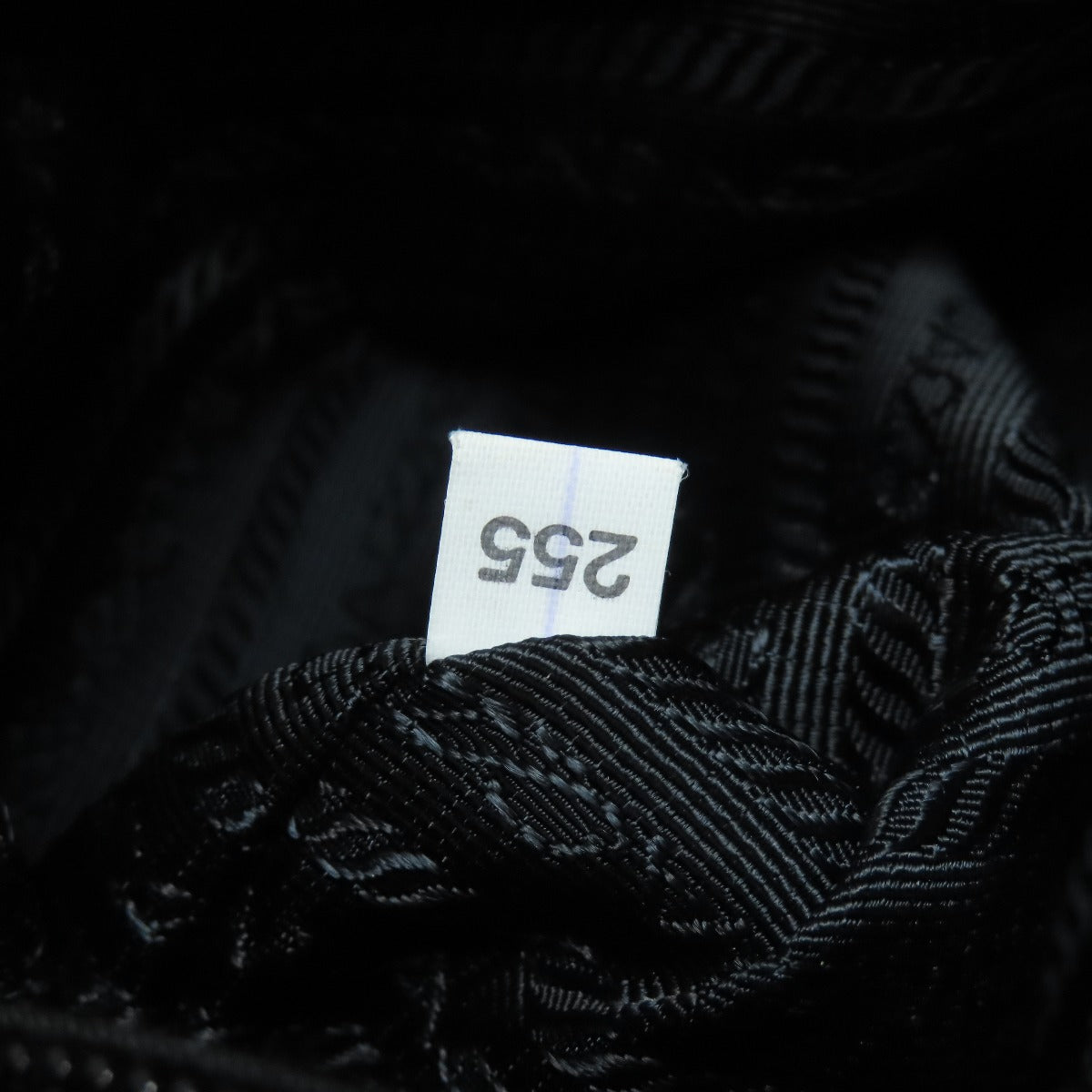 PRADA Shoulder Bag Nylon black logoMetal