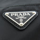 PRADA Shoulder Bag Nylon black logoMetal