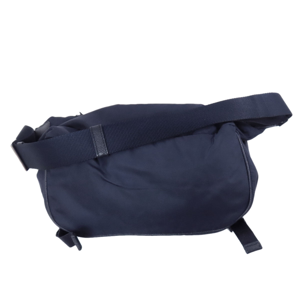 PRADA Sling bag Nylon Navy logoMetal