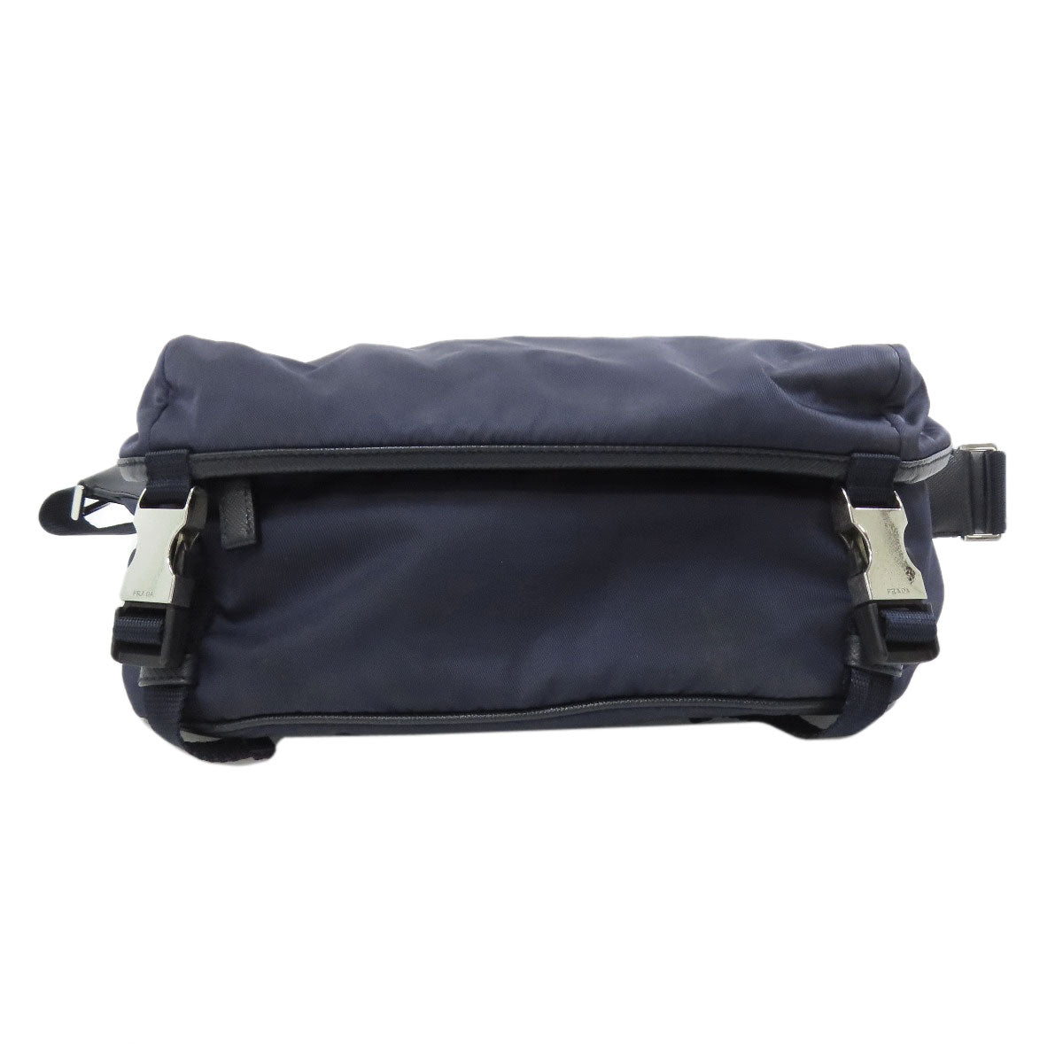 PRADA Sling bag Nylon Navy logoMetal