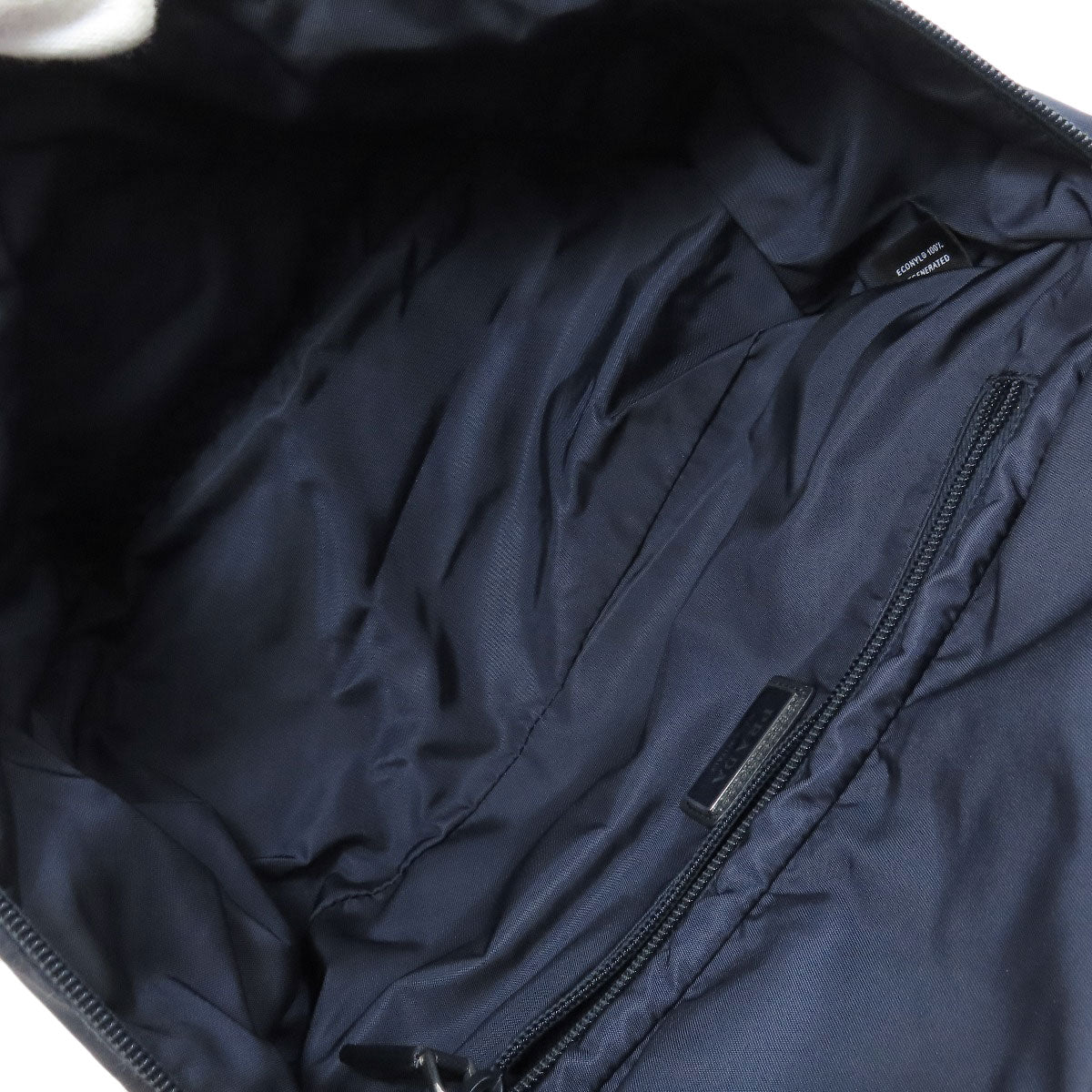 PRADA Sling bag Nylon Navy logoMetal