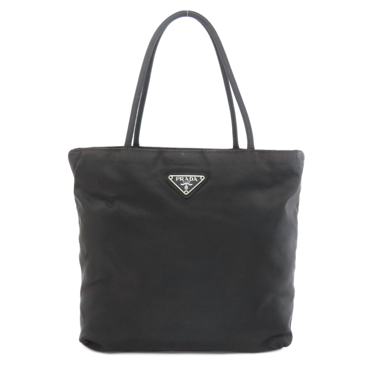 PRADA Handbag Nylon black logoMetal