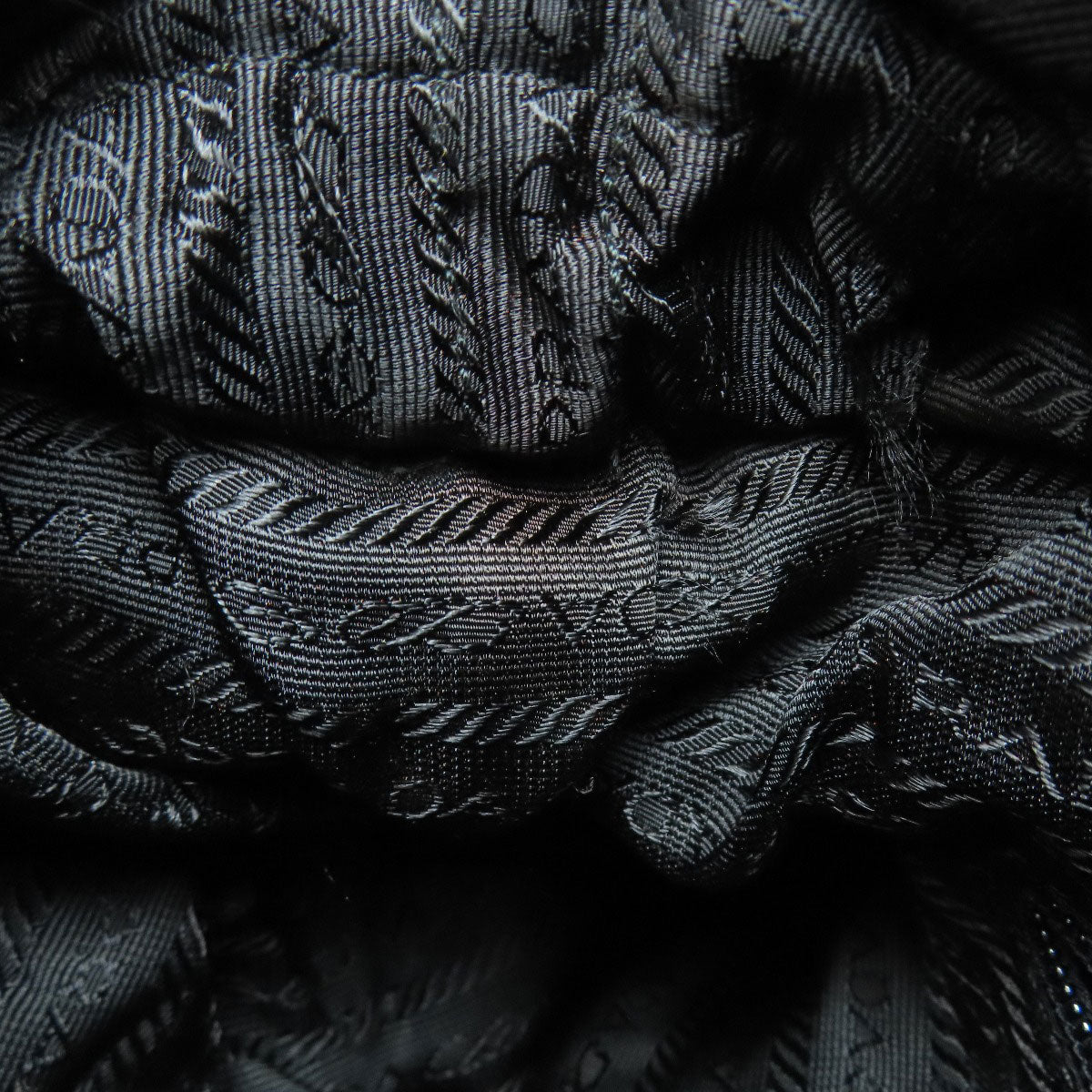 PRADA Handbag Nylon black logoMetal