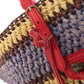 BALENCIAGA Tote Bag 286370 straw multicolor Basket bag