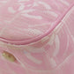 CHANEL Handbag Nylon jacquard pink New Travel Line PM