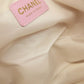 CHANEL Handbag Nylon jacquard pink New Travel Line PM