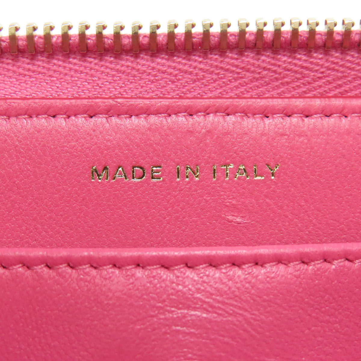 CHANEL Long Wallet Purse lambskin pink Matelasse COCO Mark Gold Metal