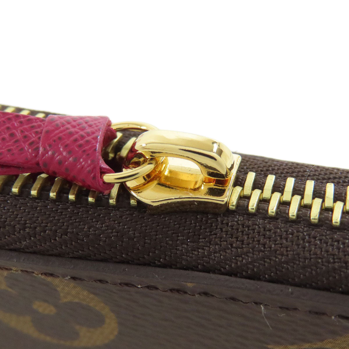 LOUIS VUITTON Long Wallet Purse M60742 Monogram canvas Brown Portefeuille Clemence