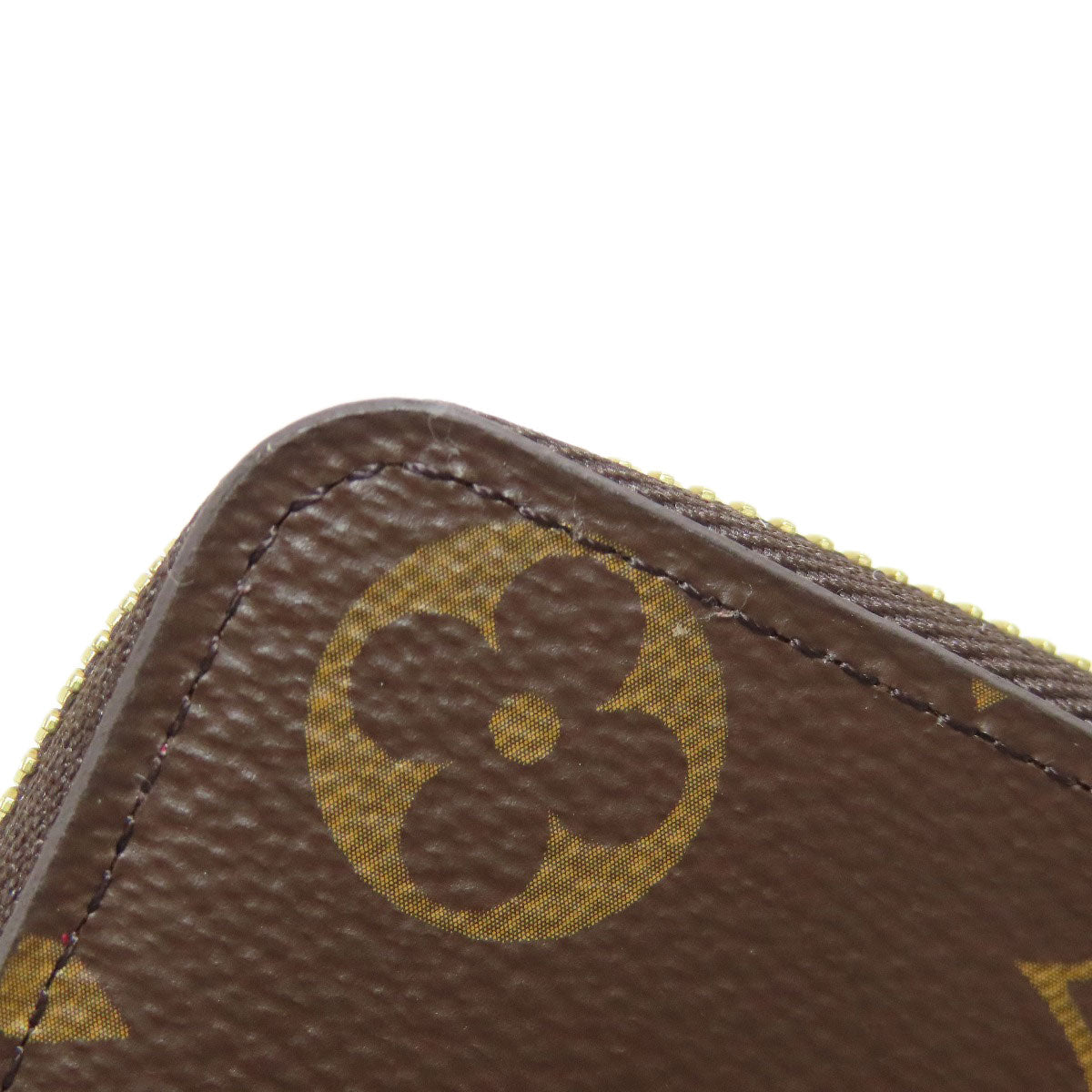 LOUIS VUITTON Long Wallet Purse M60742 Monogram canvas Brown Portefeuille Clemence