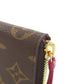 LOUIS VUITTON Long Wallet Purse M60742 Monogram canvas Brown Portefeuille Clemence