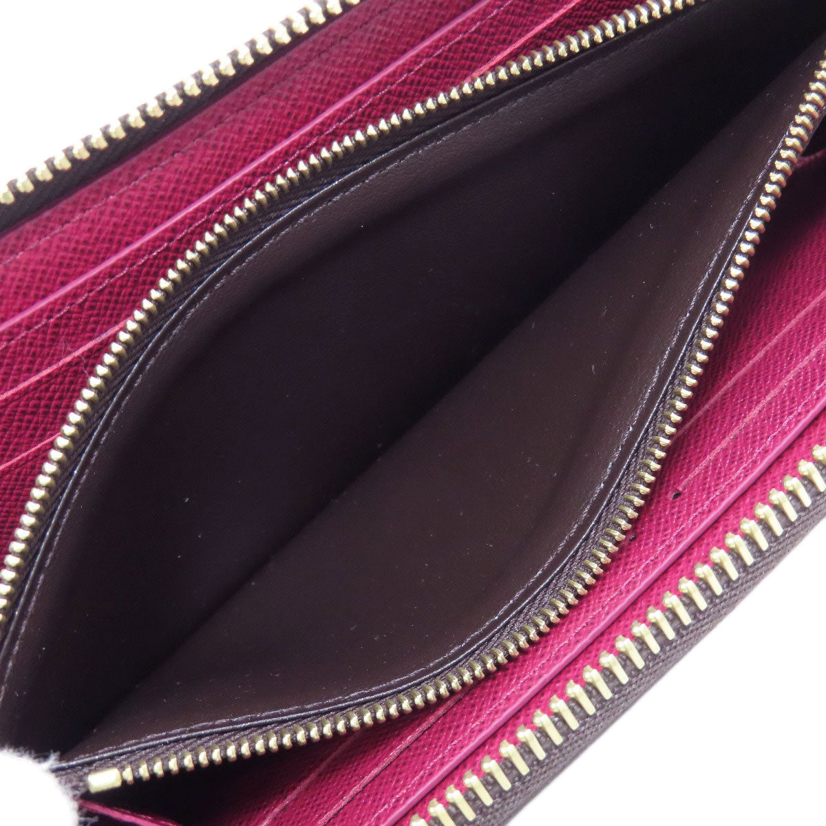 LOUIS VUITTON Long Wallet Purse M60742 Monogram canvas Brown Portefeuille Clemence