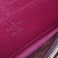 LOUIS VUITTON Long Wallet Purse M60742 Monogram canvas Brown Portefeuille Clemence