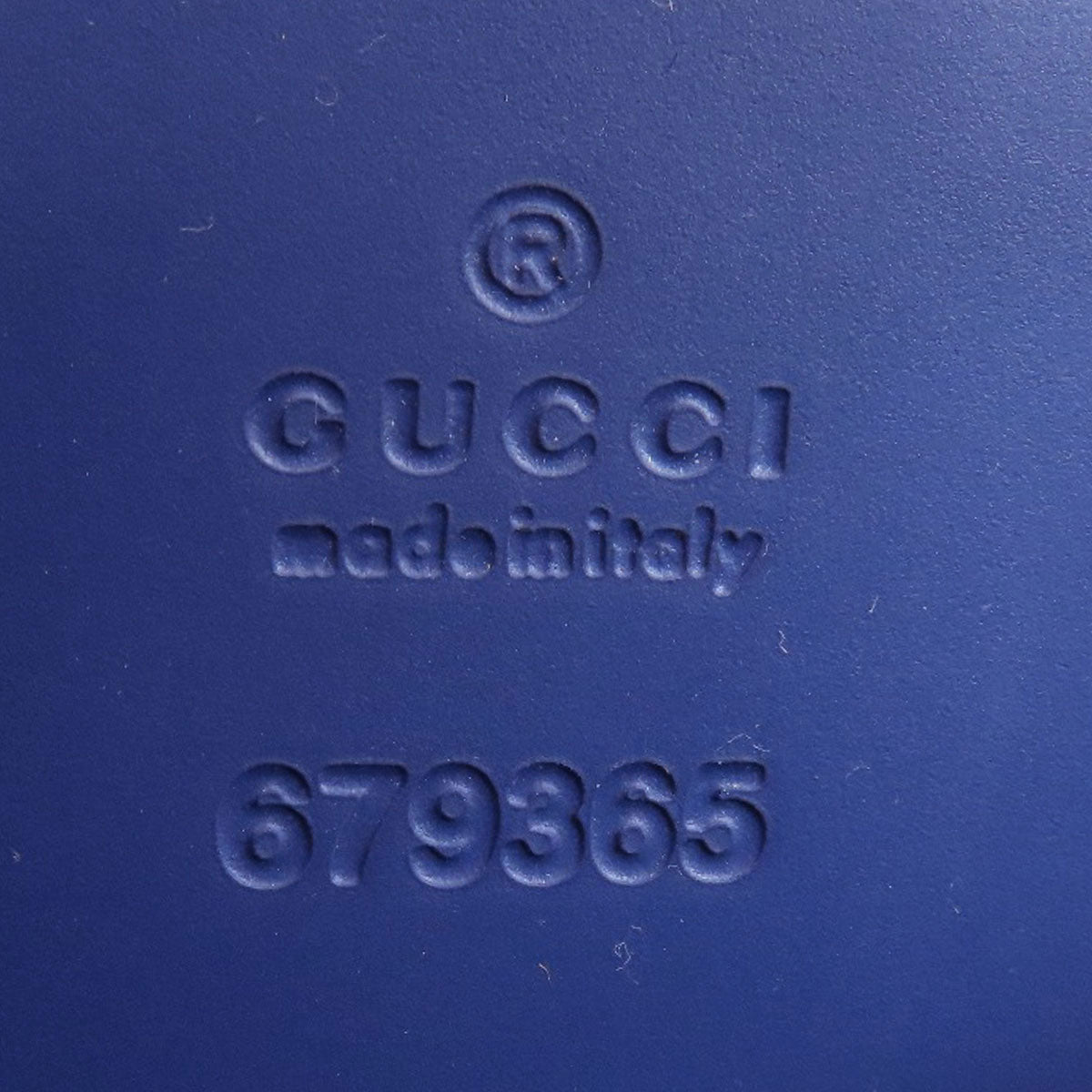 GUCCI Handbag 679365 rubber blue Chilled license