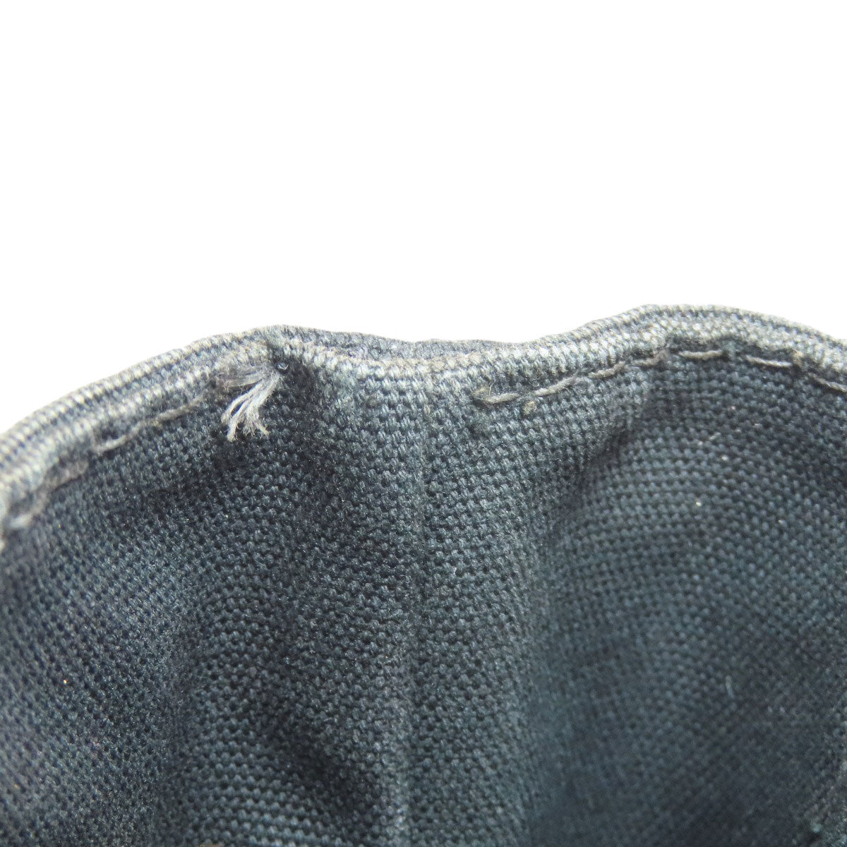 PRADA Handbag canvas black Canapa mini 2 WAY