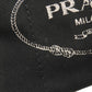 PRADA Handbag canvas black Canapa mini 2 WAY