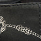 PRADA Handbag canvas black Canapa mini 2 WAY