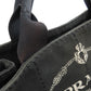 PRADA Handbag canvas black Canapa mini 2 WAY