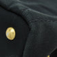 PRADA Handbag canvas black Canapa mini 2 WAY