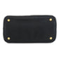 PRADA Handbag canvas black Canapa mini 2 WAY