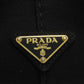 PRADA Handbag canvas black Canapa mini 2 WAY