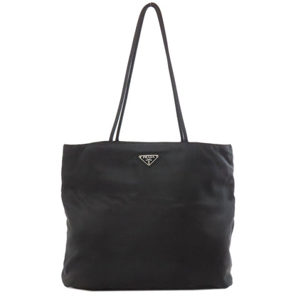 PRADA Tote Bag Nylon black logoMetal