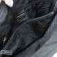 PRADA Tote Bag Nylon black logoMetal