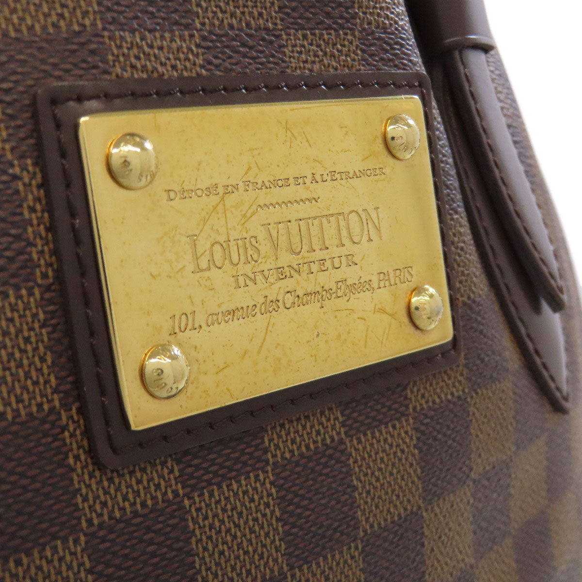 LOUIS VUITTON Tote Bag Damier canvas Brown HamsteadMM