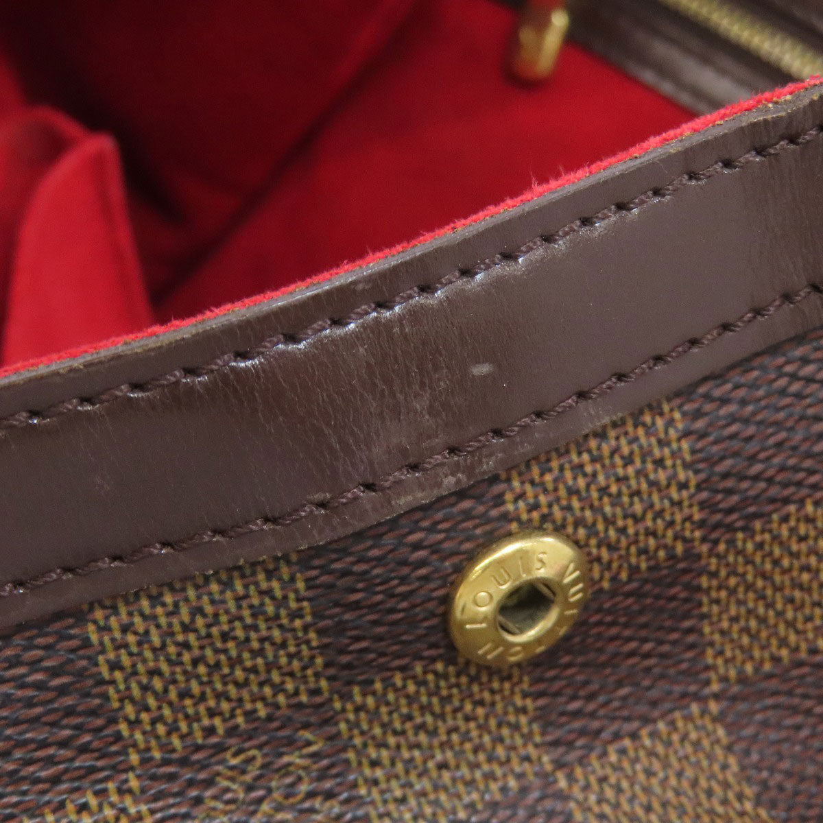 LOUIS VUITTON Tote Bag Damier canvas Brown HamsteadMM