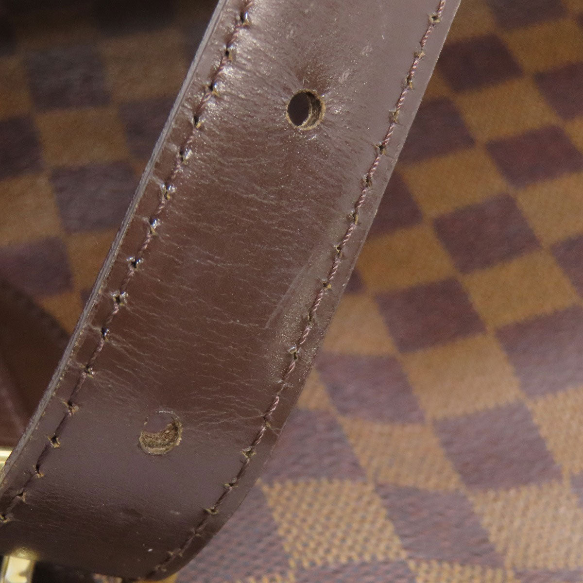 LOUIS VUITTON Tote Bag Damier canvas Brown HamsteadMM