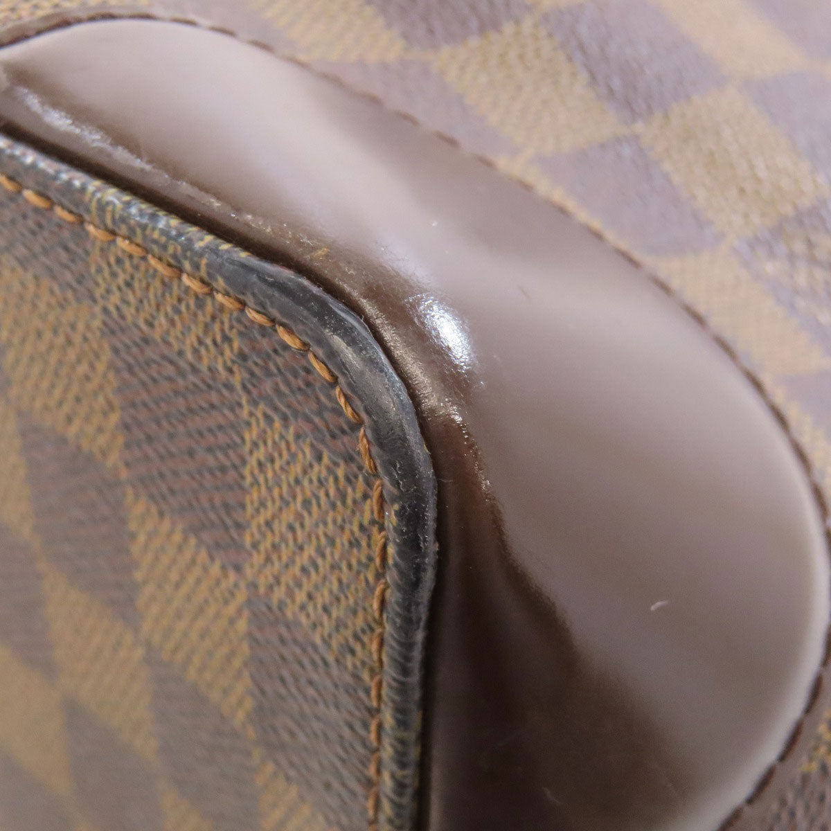LOUIS VUITTON Tote Bag Damier canvas Brown HamsteadMM