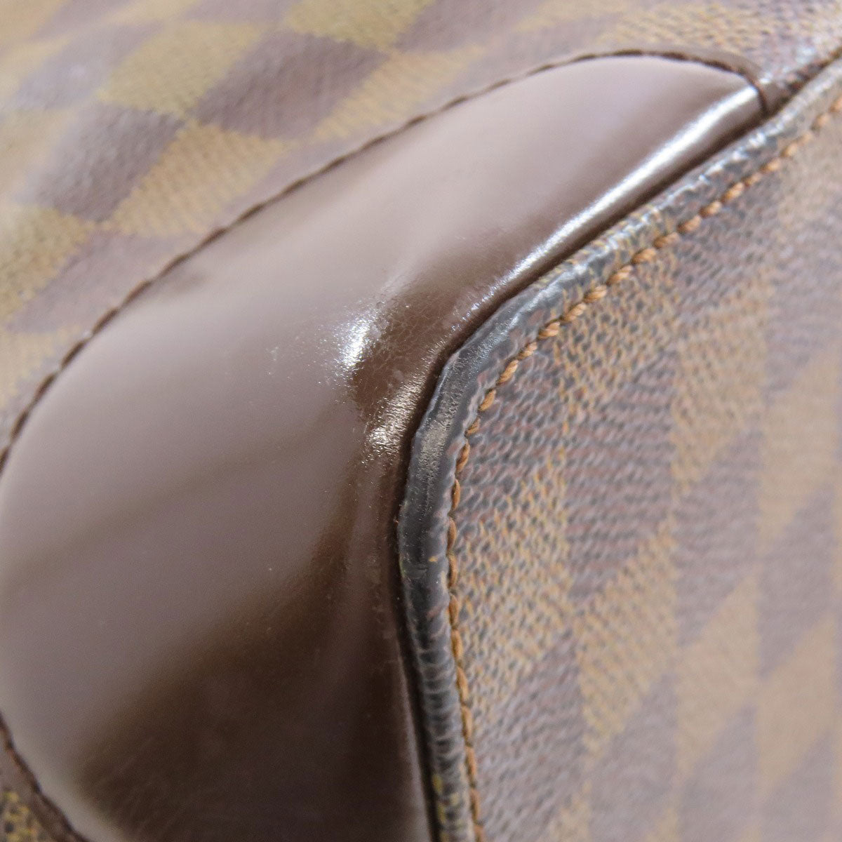 LOUIS VUITTON Tote Bag Damier canvas Brown HamsteadMM