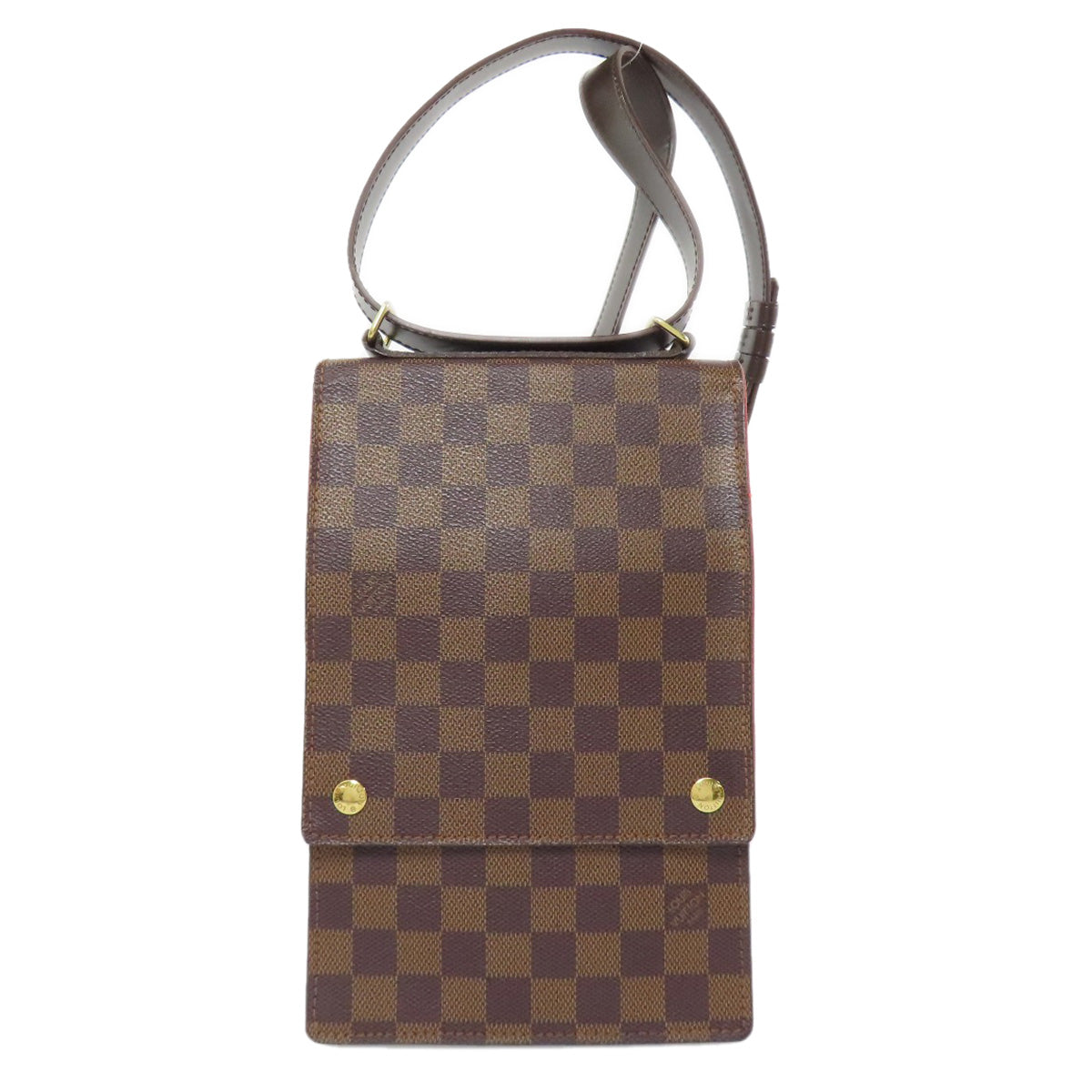 LOUIS VUITTON Shoulder Bag N45271 Damier canvas Brown Portobello PM