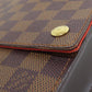 LOUIS VUITTON Shoulder Bag N45271 Damier canvas Brown Portobello PM