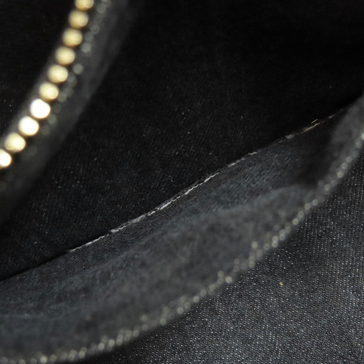 PRADA Tote Bag denim black Canapa mini 2 WAY