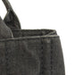 PRADA Tote Bag denim black Canapa mini 2 WAY