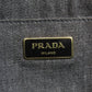 PRADA Tote Bag denim black Canapa mini 2 WAY