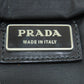 PRADA Shoulder Bag Nylon black logoMetal