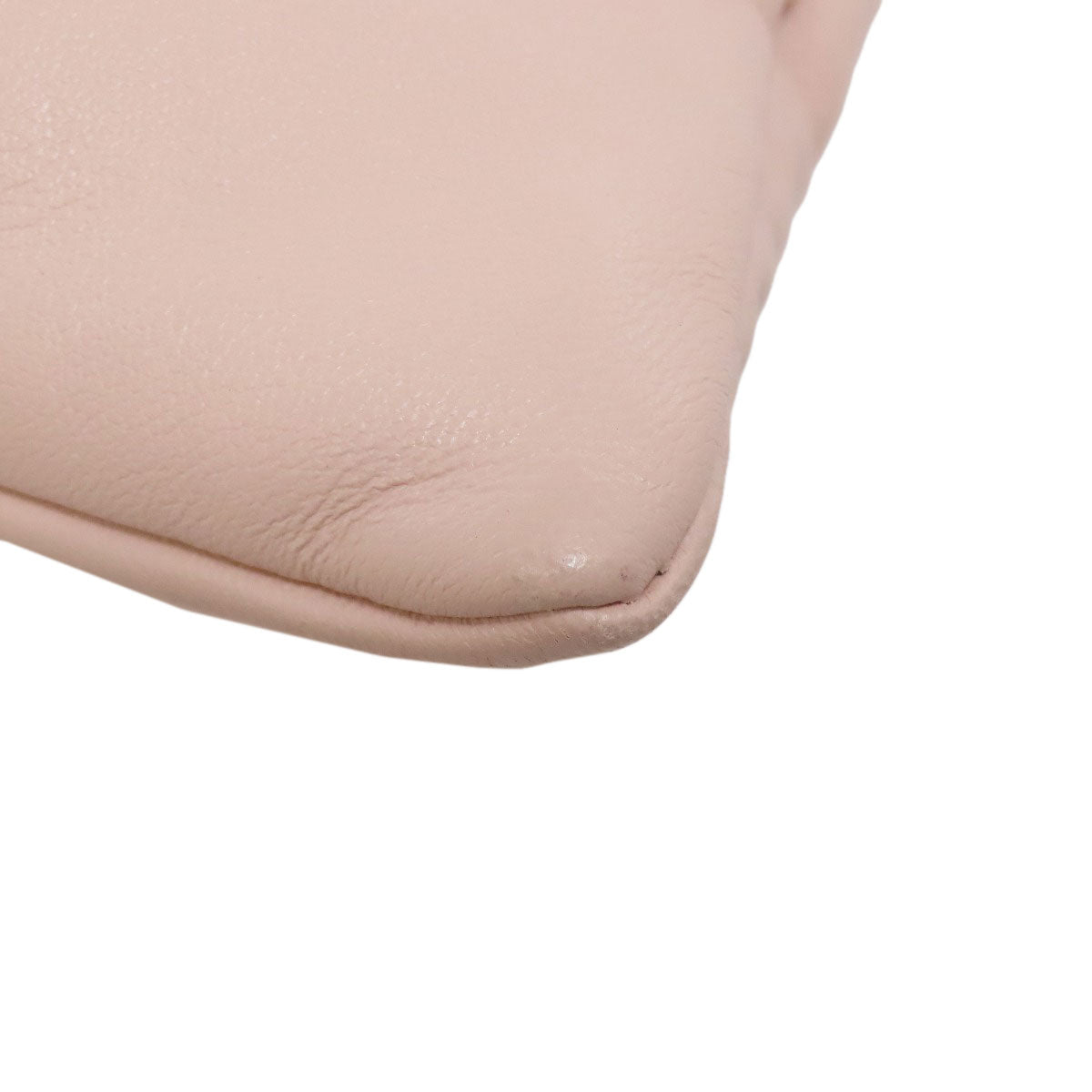 FENDI Shoulder Bag Calfskin pink Pack Slim Clutch